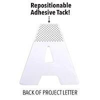 ArtSkills® 4" Black & White 190 Piece Paper Poster Letter Set