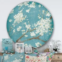 Designart - Blue Cherry Blossoms II