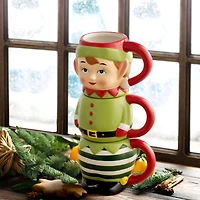 12oz. Elf Stacking Mug Set
