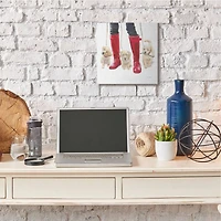 Stupell Industries Labrador Puppies & Rain Boots Wall Art