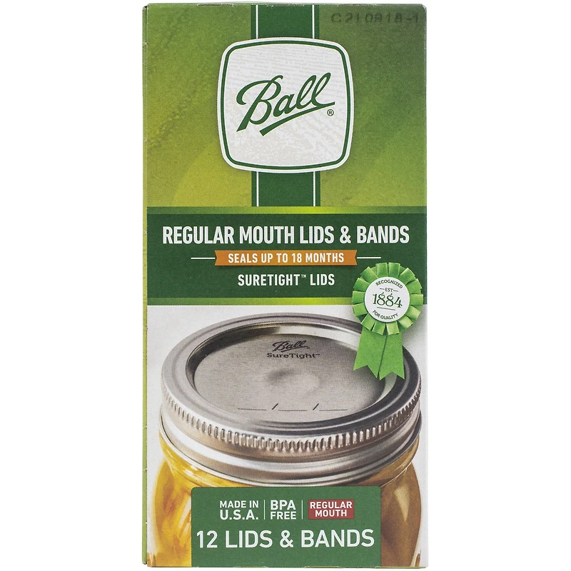 Ball® Silver Canning Jar Lids With Bands, 12ct.