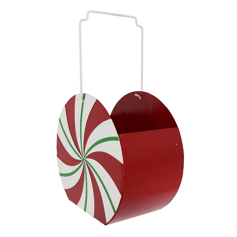 6.25" Peppermint Metal Container Tabletop Décor by Ashland®