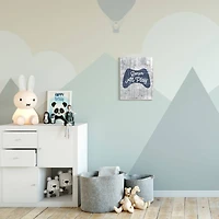 Stupell Industries Gamer at Play Quote Video Game Technology Boys Wood Wall Plaque