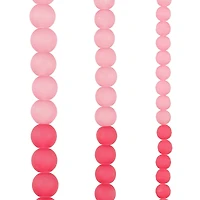 Pink Ombre Glass Round Beads by Bead Landing™