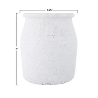 Hello Honey® 7" Decorative Distressed Volcano Glaze Terra Cotta Crock