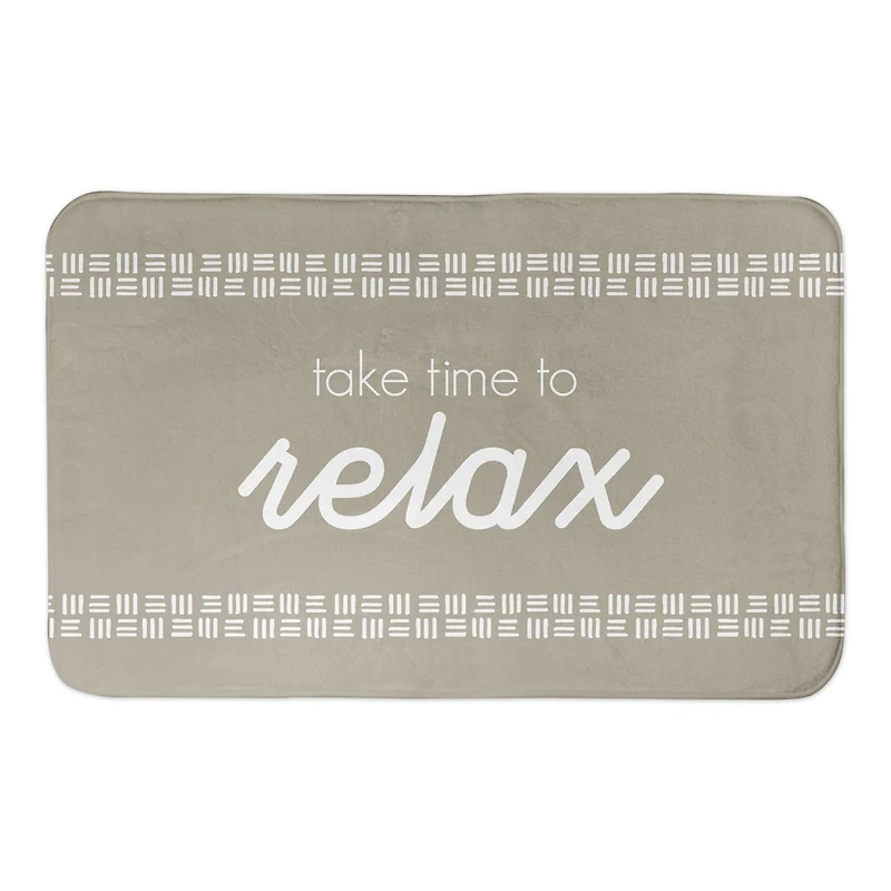 Time to Relax 34" x 21" Bath Mat