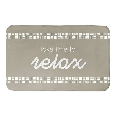 Time to Relax 34" x 21" Bath Mat