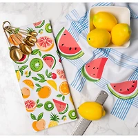 DII® Fruity Slice Print Dishtowel, 2ct.