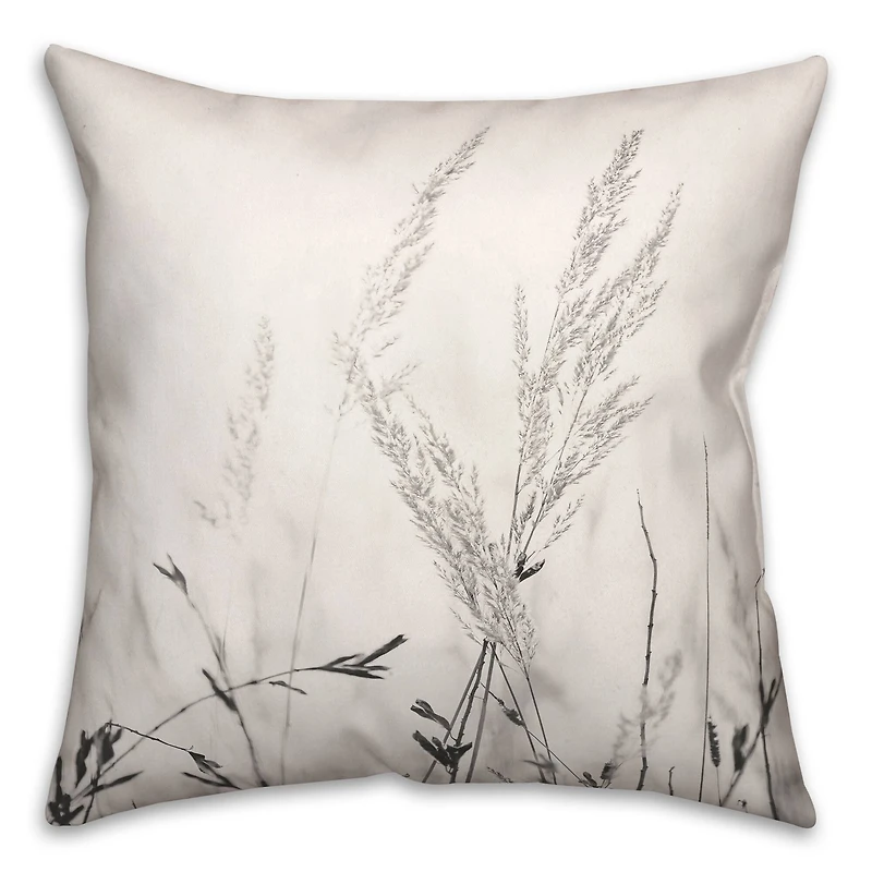 Bw Field Grasses 18" x 18" Indoor/Outdoor Pillow