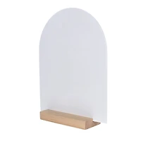 10.5" Acrylic Sign with Wood Stand by Make Market®
