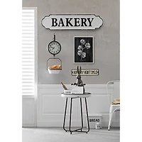 Hello Honey® White Decorative Reproduction Scale Wall Clock