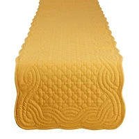 DII® 72" Honey Gold Quilted Farmhouse Table Runner