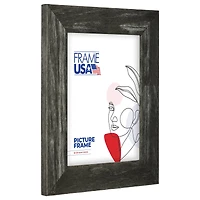 Frame USA Farmhouse Barnwood Charcoal Single Image Picture Frame