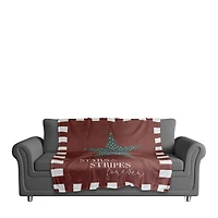 Primitive Star Coral Fleece Blanket