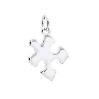 Charmalong™ Silver Plated Puzzle Charm by Bead Landing™