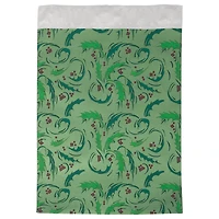 JAM Paper 9" x 12" Green Mistletoe Foil Open Envelopes with Self Adhesive Closure, 25ct.