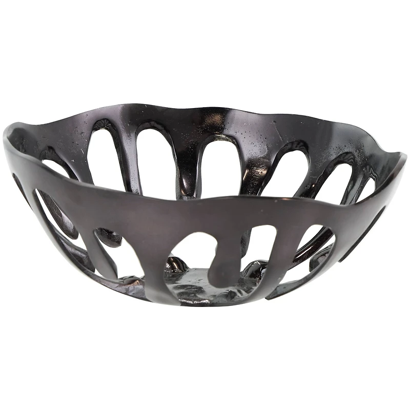 Aluminum Drip Decorative Bowl Set with Open Frame Design