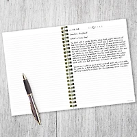 TF Publishing Business Black Spiral Lined Journal