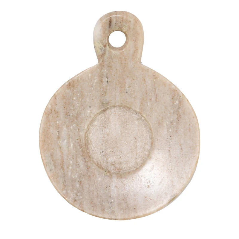 Hello Honey® Hand-Carved Marble Dish with Handle