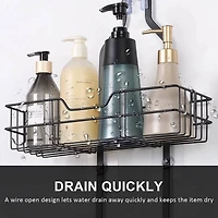 Over Head Shower Caddy Basket with Hook
