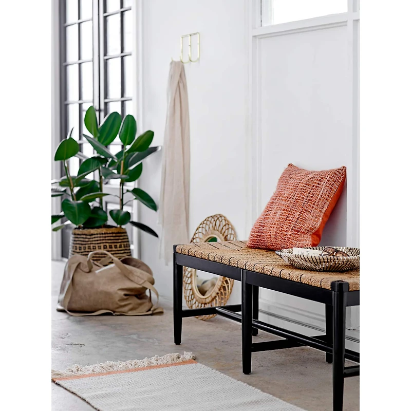 Hello Honey® Oval Woven Bamboo Wall Mirror