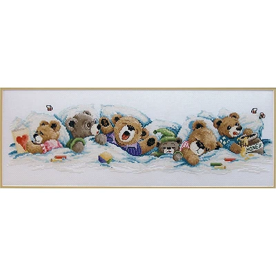 Janlynn® Sleepy Bears Counted Cross Stitch Kit