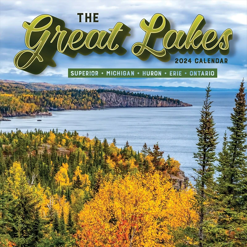 TF Publishing 2024 Great Lakes Wall Calendar