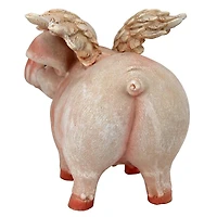 Design Toscano 8" Hog Heaven Flying Pigs Statue Collection Standing