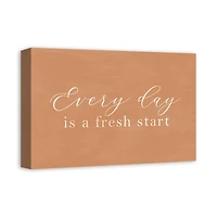 Fresh Start 18" x 12" Canvas Wall Art