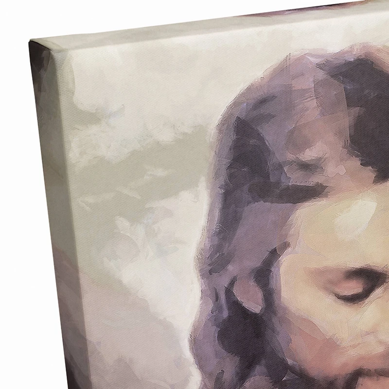 Jesus with Lamb Canvas Wall Art