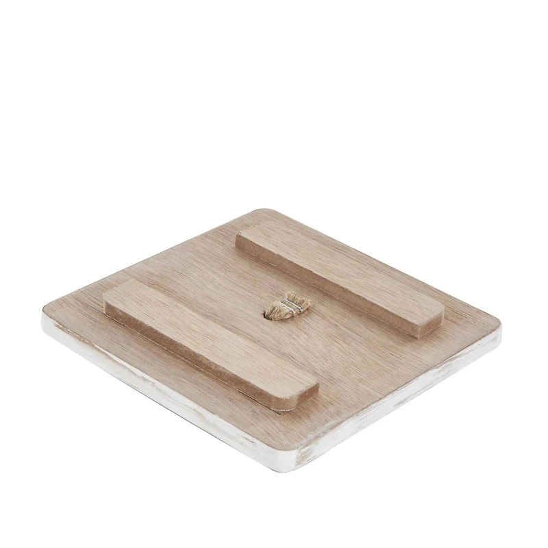 Light Brown Box Set with Whitewashed Wood Lids