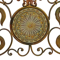 57" Gold iron Rustic Wall Décor