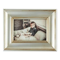 DII® Antique Silver Rub 4" x 6" Farmhouse Picture Frame