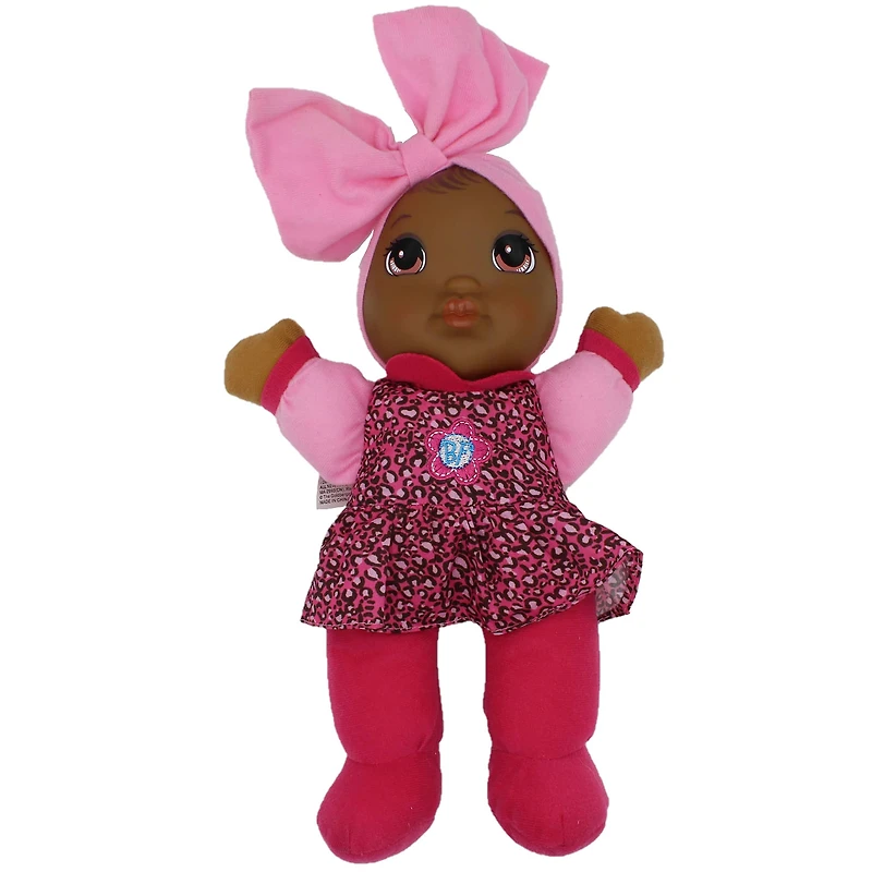 Goldberger Baby's First® Kisses™ 13" Baby Doll with Animal Print Top