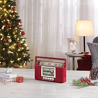 Mr. Christmas 10" Santa's Boom Box Radio