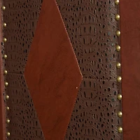 Dark Brown Wood Traditional Room Divider Screen, 71" x 64" x 1"