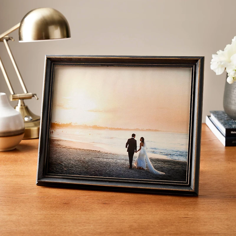 Simply Essentials™ Distressed Black Wood Frame by Studio Décor