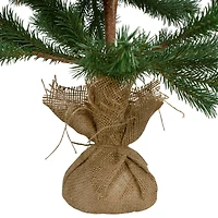 3ft. Unlit Real Touch™️ Ponderosa Pine Artificial Christmas Tree with Jute Base