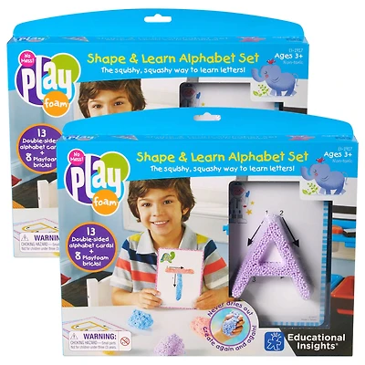 Educational Insights® Playfoam® Shape & Learn Alphabet Sets, 2ct.