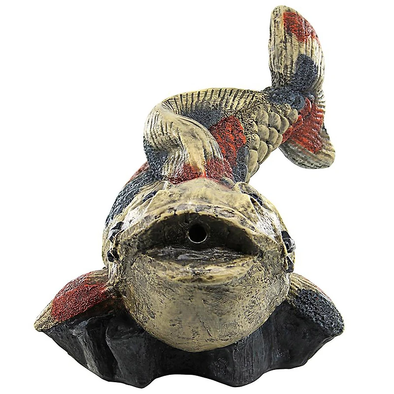Design Toscano Showa Asian Koi Spitter Piped Statue