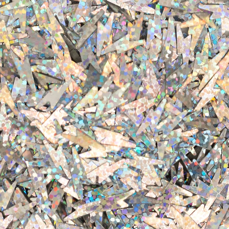 Lightning Bolts Specialty Polyester Glitter by Recollections™, 0.59oz.