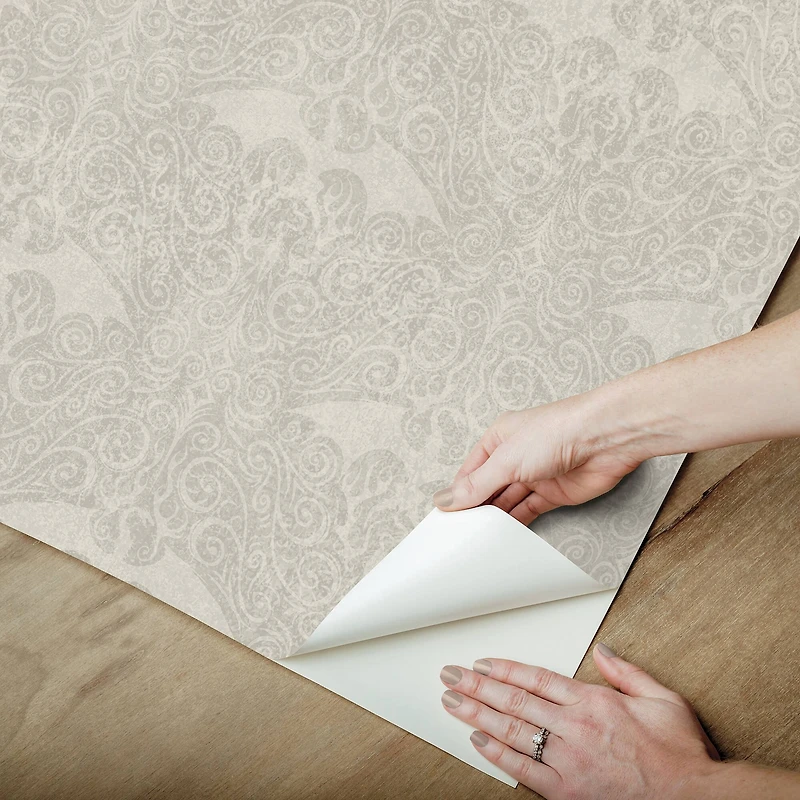 RoomMates Cream House Of The Dragon™ Peel & Stick Wallpaper