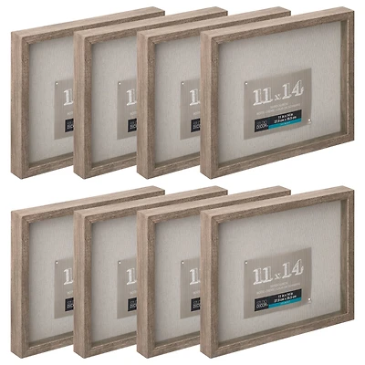 8 Pack: Gray Belmont 11" x 14" Shadowbox by Studio Décor®