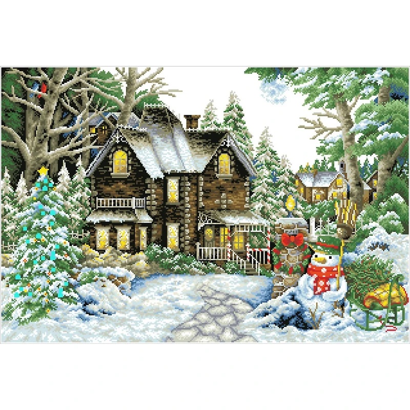 Diamond Dotz® Advanced Winter Wonderland Diamond Painting Kit