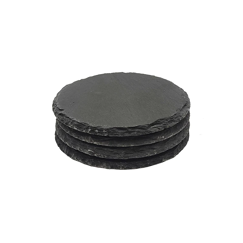 4" Round Slate Coasters, 4ct. by Make Market®