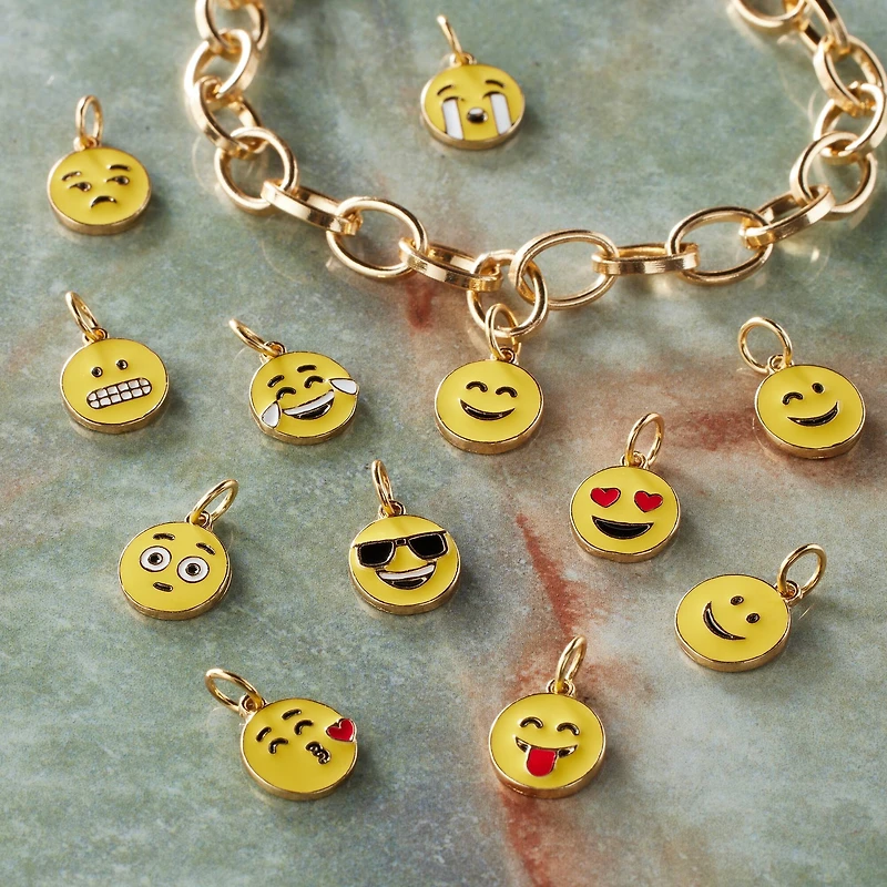 Enamel Emojis Charm Mix by Bead Landing™