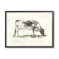 Stupell Industries Grazing Farm Cattle Black Framed Wall Art