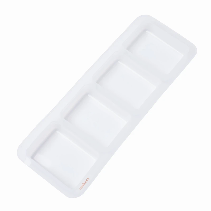 makesy Silicone Rectangle 4-Cavity Mold
