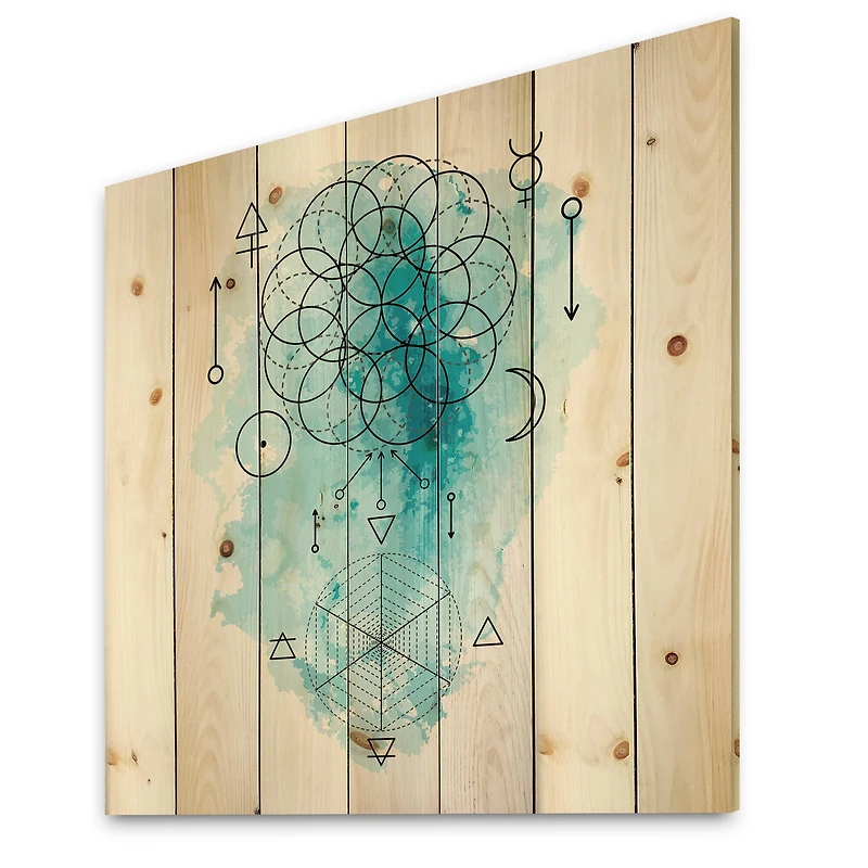 Designart - Symbol of Alchemy and Sacred Geometry I