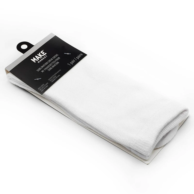 Sublimation Adult Crew Socks by Make Market®